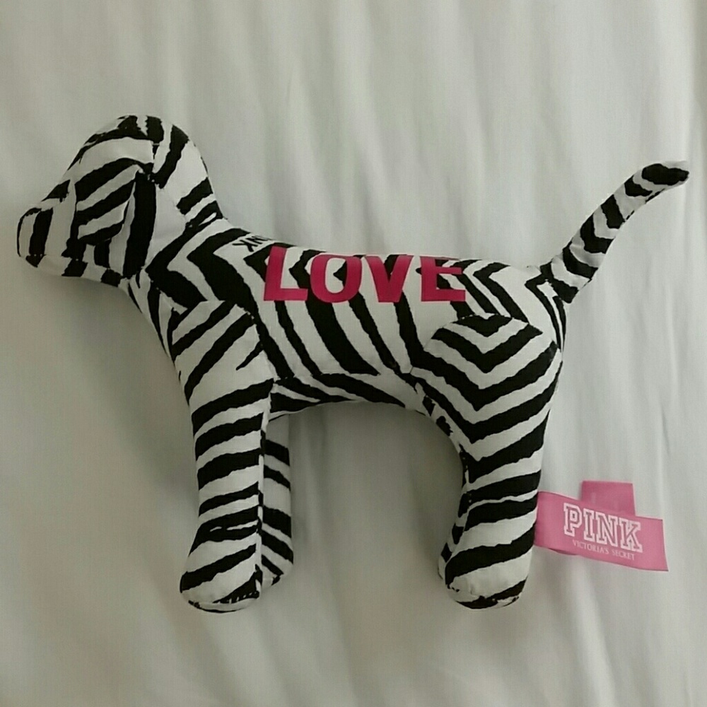 Victoria's Secret PINK dog zebra print